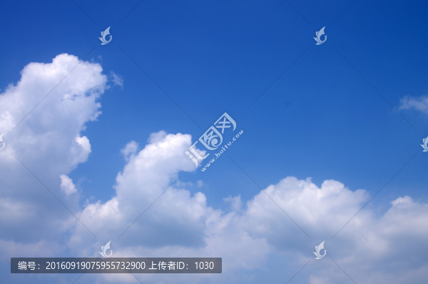 藍天白云