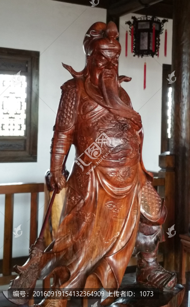 木雕關(guān)圣像