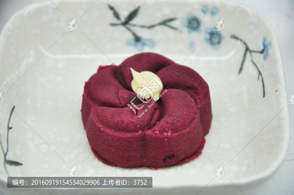 紫薯糕,糕點,點心