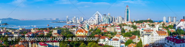 青島老城區(qū)風(fēng)光全景
