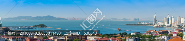 青島老城區(qū)風(fēng)光全景