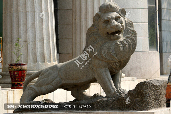 雕塑,圓雕,獅子