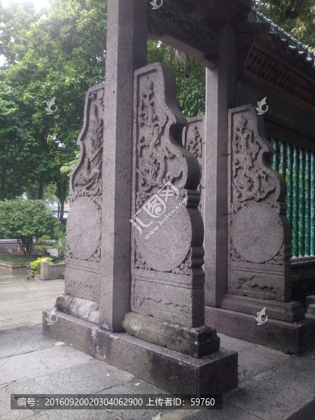 古代雕刻建筑