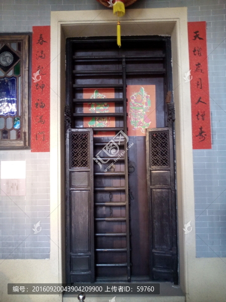 廣州民居大門(mén)模型