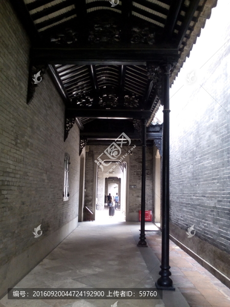 古建筑走廊