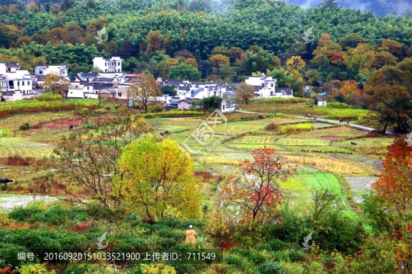 塔川秋日風(fēng)光