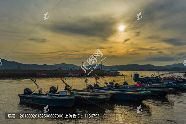 夕陽碼頭