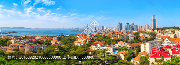 青島風光全景,大畫幅
