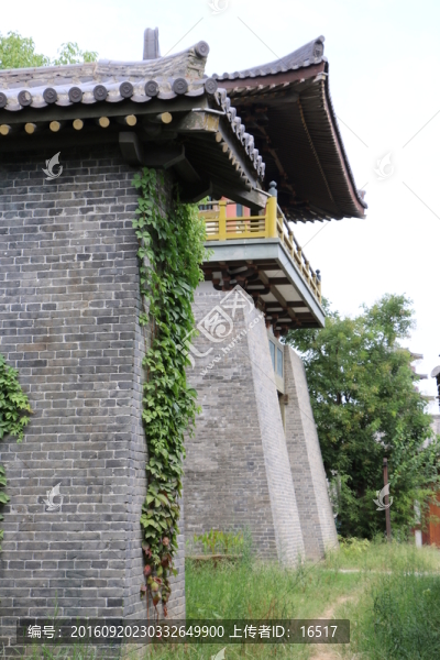 仿古建筑,青磚墻