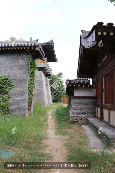 仿古建筑,青磚墻