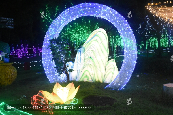 美麗燈光造型
