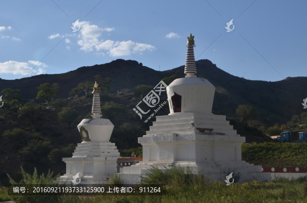 白塔,藏傳佛教