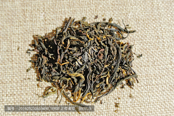 茶葉特寫,紅茶