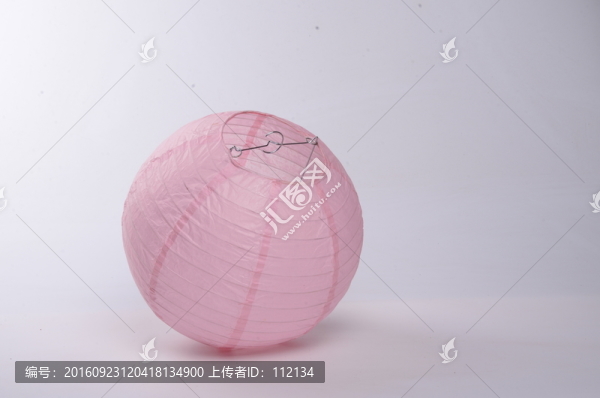 粉紅色球型紙燈籠