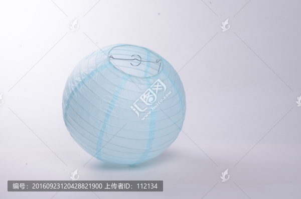 蘭色球型紙燈籠