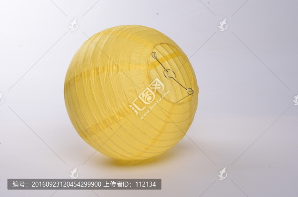 檸檬黃球型紙燈籠