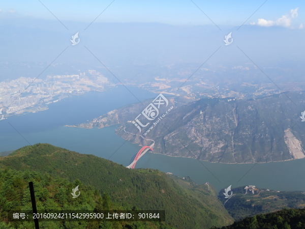 俯瞰巫峽