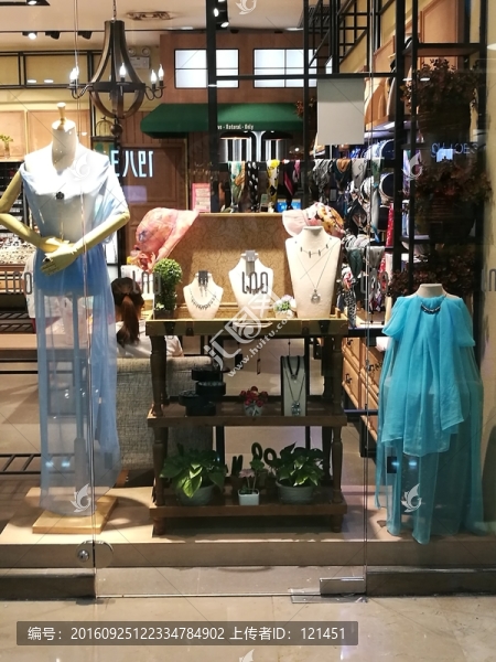 女裝櫥窗,專賣店櫥窗,櫥窗,櫥