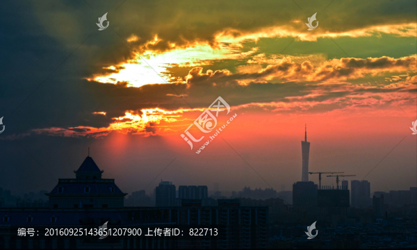廣州塔夕陽