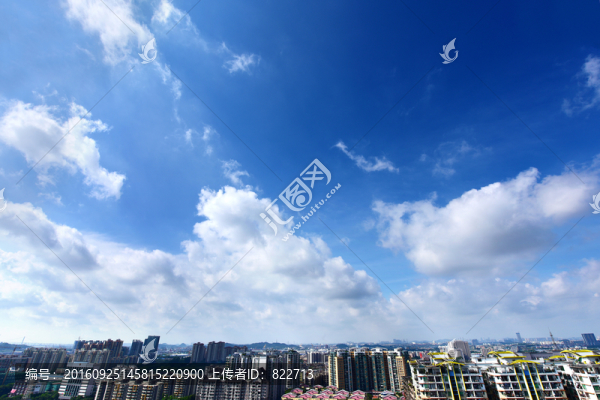 藍天白云