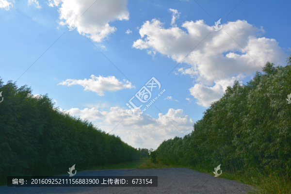 藍(lán)天白云