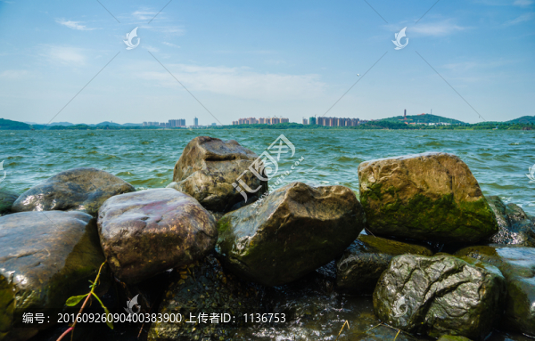 湖,礁石,洞庭湖