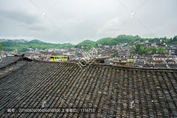 青瓦,屋面,湘西民居