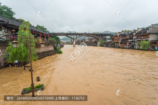 湘西鳳凰漲水