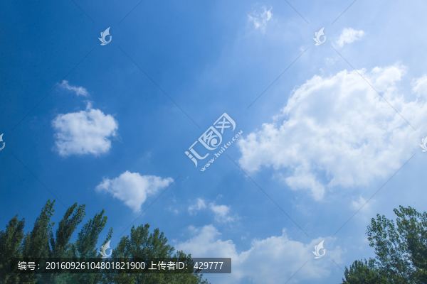 藍天白云