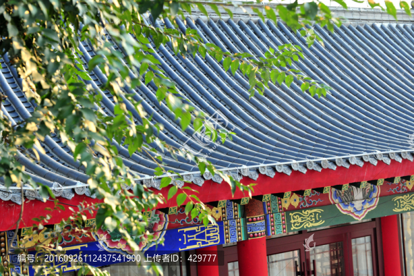 青瓦屋頂,房頂,仿古建筑