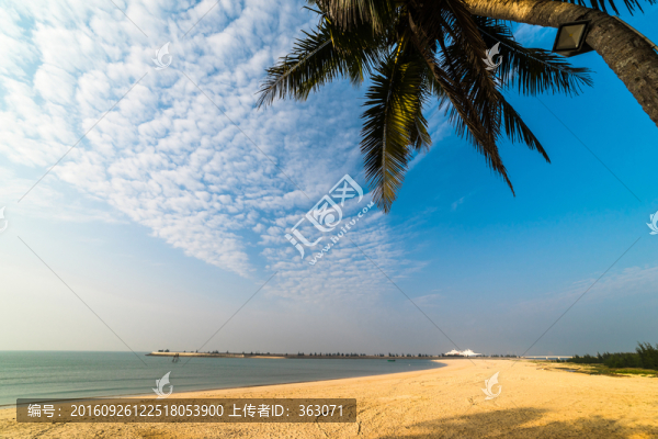 海南文昌海濱景色