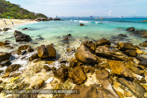海南蜈支洲島情人島景區(qū)