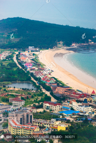 嶗山仰口百壽山俯瞰青島