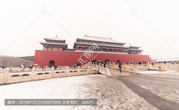 故宮雪景
