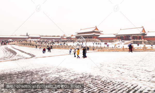 故宮雪景