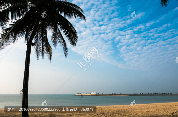 海南文昌海濱景色