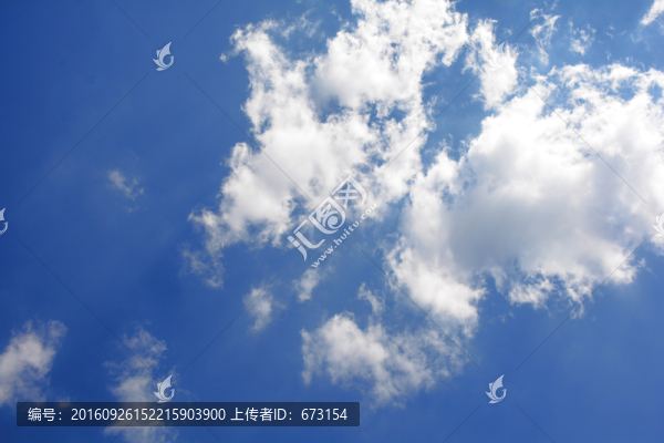 藍天白云