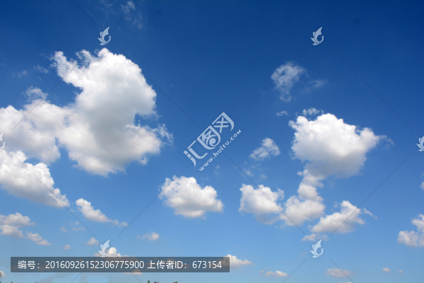 藍天白云