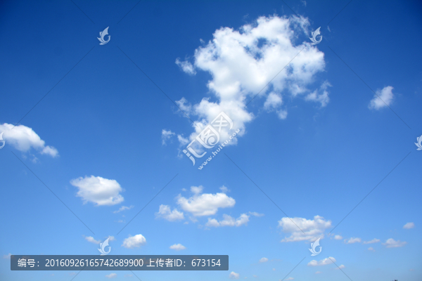 藍天白云