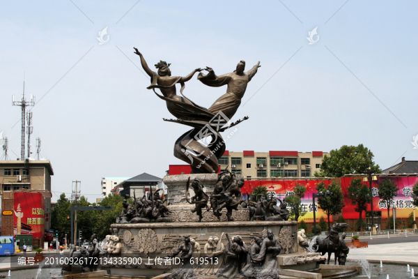 華清池廣場(chǎng)雕塑