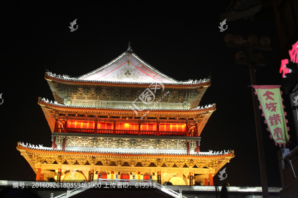 西安鼓樓夜景