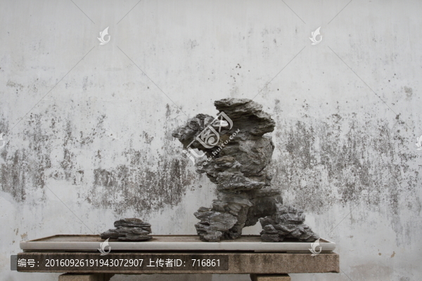 太湖石,盆景,拙政園