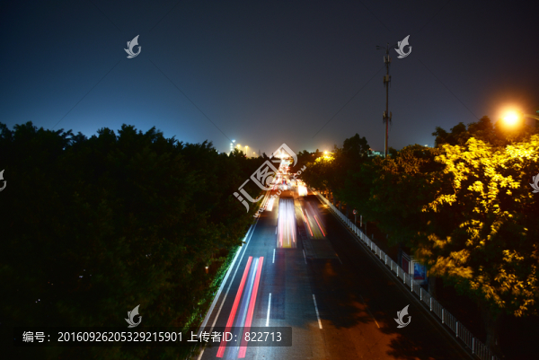 馬路夜景