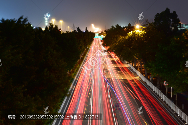 馬路夜景