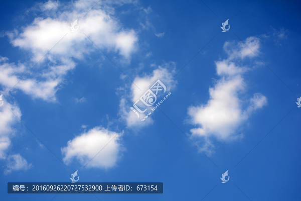 藍天白云