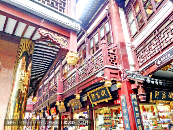 豫園,中式建筑,牌樓