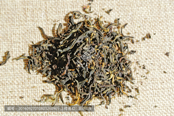 茶葉特寫,紅茶