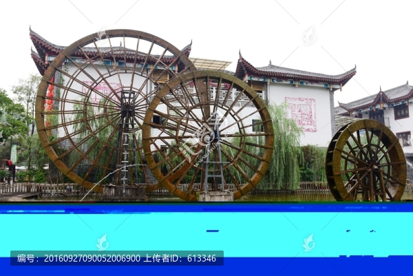 湖北恩施女兒城景區(qū)水車園風(fēng)景