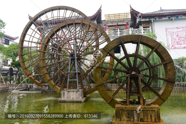 湖北恩施女兒城景區(qū)水車園風(fēng)景