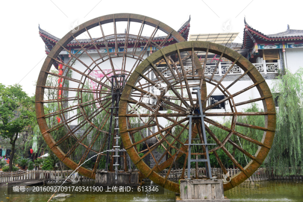 湖北恩施女兒城景區(qū)水車園風(fēng)景